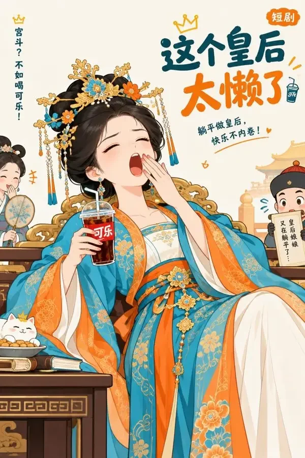 皇后娘娘今天也想摆烂短剧封面