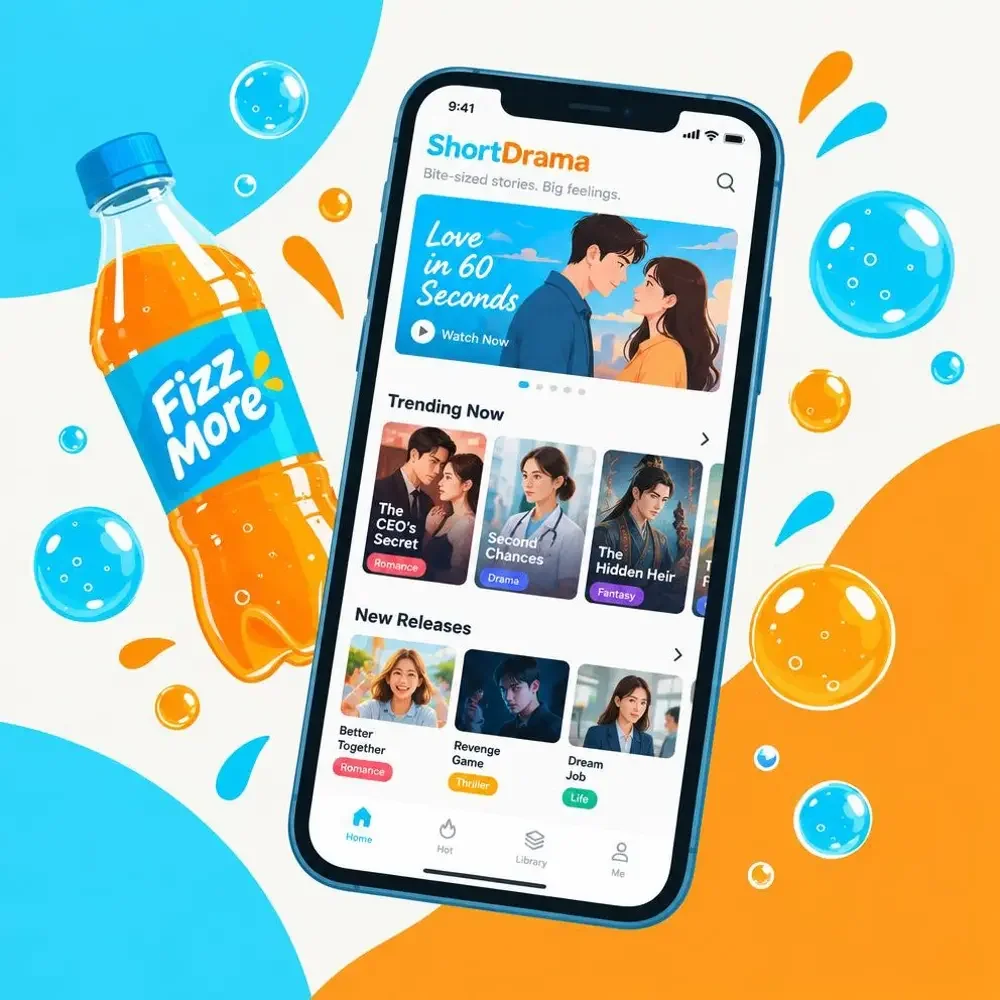 黄豆魔改短剧APP界面示意图
